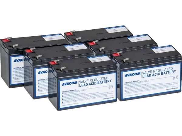 Avacom AVACOM AVA-RBP06-12072-KIT - pro UPS-batterier CyberPower, EATON, Effekta, FSP Fortron, Legrand