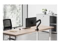 Miniatyrbilde 4 av 5: Neomounts NEXT Slim DS70-250BL1 - Monteringssett (leddarm) - full bevegelse - for Skjerm - aluminium - svart - skjermstørrelse: 17"-35" - skrivebords