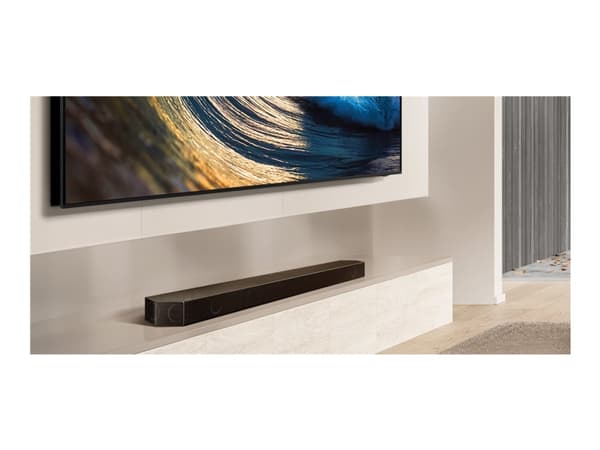 Samsung HW-Q930D - Q-Series - høyttalersystem - for hjemmeteater - 9.1.4-kanal - trådløs - Wi-Fi, Bluetooth - Appstyrt - titansvart