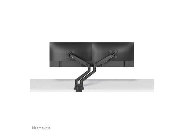 Neomounts NEXT Slim DS70-250BL2 - Kiinnityssarja (kääntyvä varsi) - täysliikkeinen - 2 näytölle - alumiini - musta - näytön koko: 17"-32" - pöytäkiin