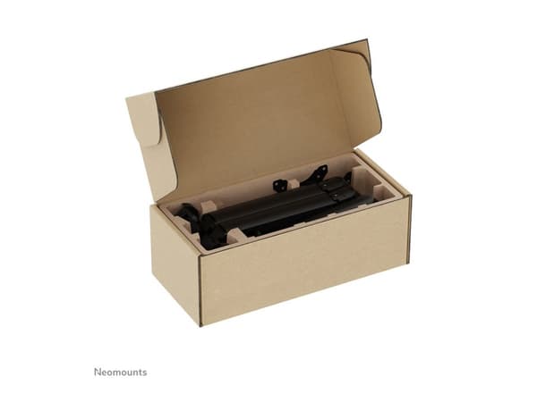 Neomounts NEXT Slim DS70-250BL2 - Kiinnityssarja (kääntyvä varsi) - täysliikkeinen - 2 näytölle - alumiini - musta - näytön koko: 17"-32" - pöytäkiin