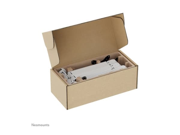 Neomounts NEXT Slim DS70-250WH2 - Monteringssats (vridbar arm) - fullständig rörelse - för 2 monitorer - aluminium - vit - skärmstorlek: 17"-32" - di