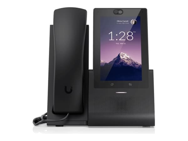 Ubiquiti UniFi Touch - Subscription Unlocked - VoIP-telefon - IEEE 802.11a/b/g/n/ac (Wi-Fi) - SIP, SDP, RTP, RTCP - multilinje - svart Sort