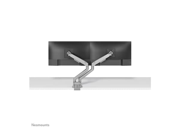 Neomounts NEXT Slim DS70-250SL2 - Monteringssett (leddarm) - full bevegelse - for 2 skjermer - aluminium - sølv - skjermstørrelse: 17"-32" - skrivebo