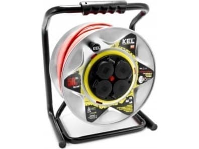 HAEVY LINE 3x 1.5 Spezialtrommel Verlengerungskabel KEL PB-HEAVY/D/K/3X1.5/H05RR-F-red / Kabellengde [m]: 30 / Kabeldurchmesser [mm2]: 1.5 / Maksimal