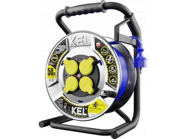 Kabel zasilający KEL HAEVY LINE 3x 2.5 special drum extension cable KEL PB-HEAVY/D/K//3X2.5/H07BQ-F-black / Cable length [m]: 40 / Cable diameter [mm