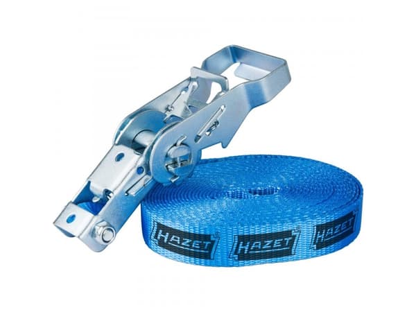 HAZET 1988-6 Spanngurt 1 St., Lyseblå, 200 daN, EN 12195-2, 6 m, Tyskland, 1 stykker