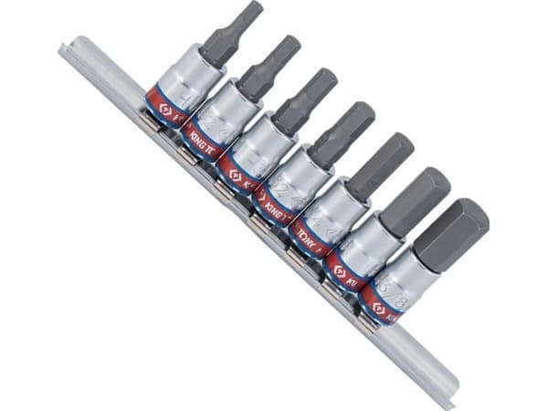KT ALLEN NØKLER 1/4" 7 stk. 2035 H1/8" - H3/8".
