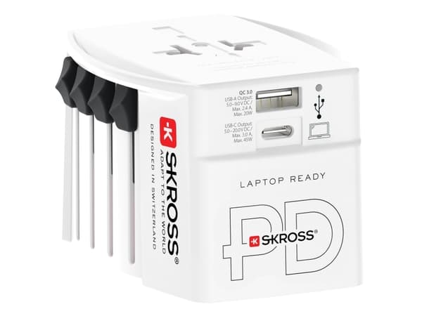 Rejseadapter MUV USB AC 45 PD