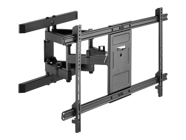 Goobay Pro Fullmotion XL - Konsol - fullständig rörelse - för platt panel - stål - svart - skärmstorlek: 43"-100" - väggmonterbar