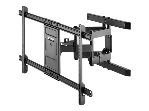 Goobay Pro Fullmotion XL - Konsol - fullständig rörelse - för platt panel - stål - svart - skärmstorlek: 43"-100" - väggmonterbar Svart