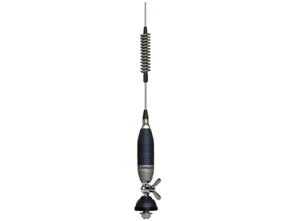 Albrecht Super 900 Blue Line mobilantenne CB & 10m, 27 til 28,5 MHz, 78 cm spotlight, 4m kabel (67182)