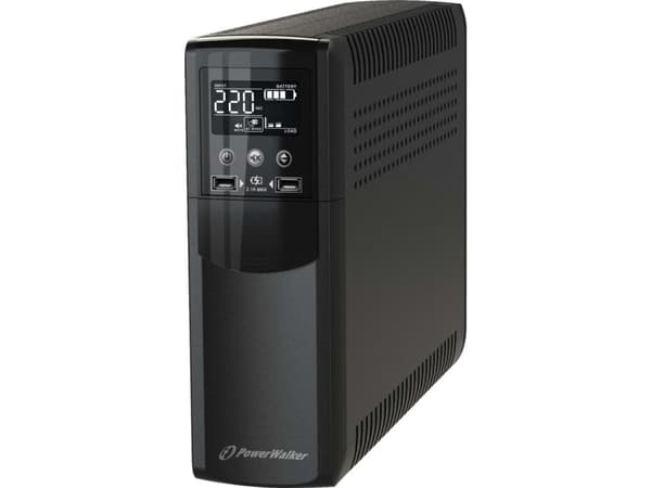 PowerWalker VI 600 CSW FR, interaktiivinen tuloliitin, 0,6 kVA, 360 W, sini, 170 V, 280 V