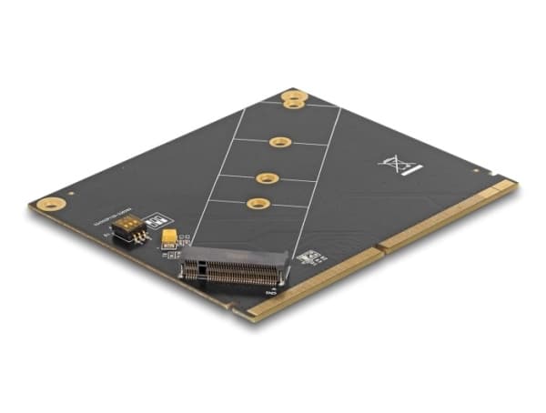 DeLOCK 61057, MXM, M.2, PCIe 4.0, Sort, 70 mm, 82 mm