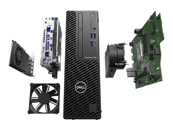 Dell Precision 3460 Small Form Factor - SFF 1 x Core i7 i7-14700 / upp till 5.4 GHz - vPro Enterprise - RAM 16 GB - SSD 512 GB - NVMe, Class 40 - UHD