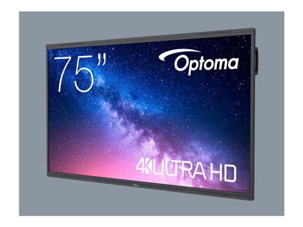 Optoma Creative Touch 5753RK - 75" Diagonal klass 5-Series LED-bakgrundsbelyst LCD-skärm - interaktiv - med pekskärm (multitouch) - 4K UHD (2160p) 38