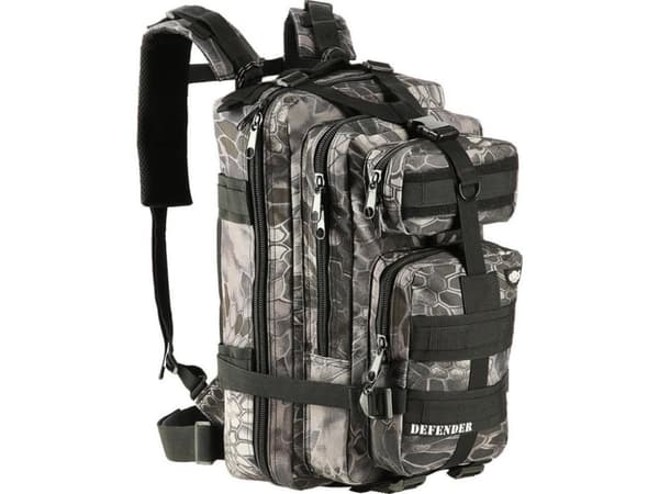 NILS CAMP DEFENDER reppu CBT7204 Musta, Moro
