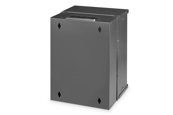 Digitus SOHO PRO Series - Rack skåp - väggmontering - RAL 9005, svart - 9U - 10"