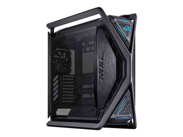 ASUS ROG Hyperion GR701 - BTF Edition - tower - utvidet ATX (E-ATX) - sidepanel med vindu (herdet glass) - ingen strømforsyning - USB/lyd Sort, Gjennomsiktig