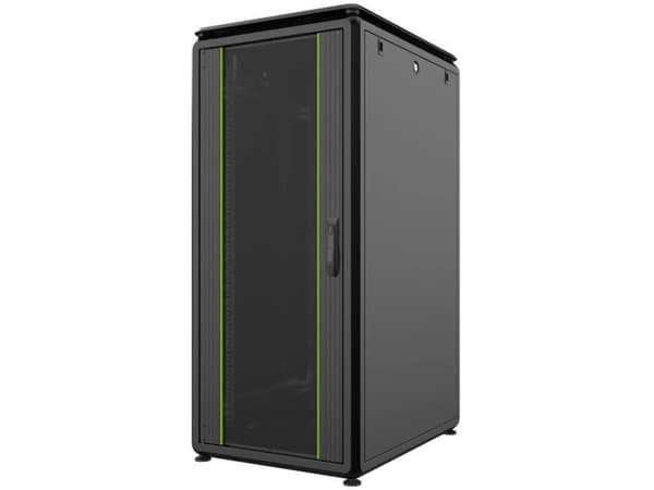 Lanview by Logon Data Line - Rack skåp - 800 x 1000 mm, data line - fristående - svart - 26U - 19"