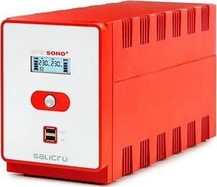 Salicru 647CA000005, Linje-Interactive, 1,6 kVA, 960 W, Pseudo sine, 162 V, 290 V Rød, Hvit