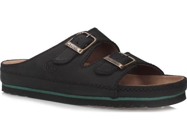 Scholl Air Bag - unisex-sandaler, sort, størrelse 43