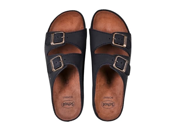 Scholl Air Bag - unisex sandaalit, musta, koko 40