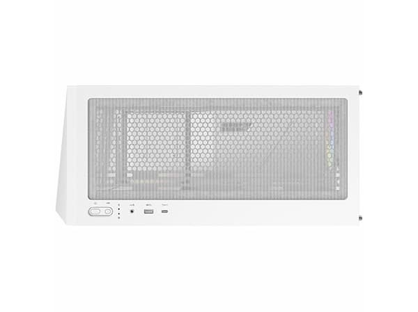 Antec C3, Midi Tower, PC, valkoinen, ATX, ITX, mikro ATX, lasi, muovi, teräs, 16 cm