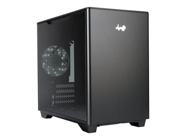IN WIN A3 - MT - micro ATX - svart - USB/ljud