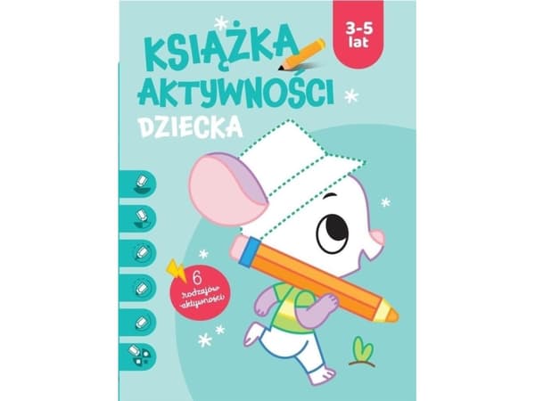 Barnens aktivitetsbok 3-5 år Blå