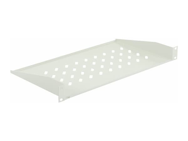 Lanview RAS200WH, valkoinen, 30 kg, 1U, 19", soikea, 482 mm