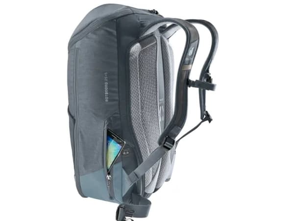 Deuter Rotsoord 25+5, Topp, Bakre polstring, Hoftebelte, |Sykling, Grafitt, Polyamid, Polyetersulfon (PES), 600 D