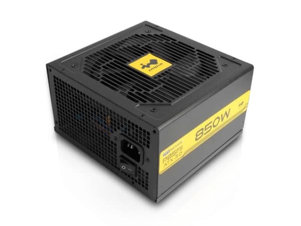 In Win P85FII, 850 W, 100 - 240 V, 50/60 Hz, 12-6 A, 12 A, 6 A