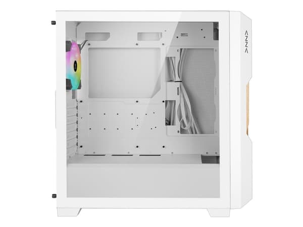 Azza Guardian Wood, Midi Tower, PC, Hvit, Tre, ATX, EATX, ITX, Micro ATX, 17 cm, 40 cm