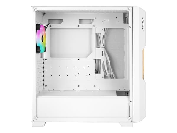 Azza Guardian Wood, Midi Tower, PC, Hvit, Tre, ATX, EATX, ITX, Micro ATX, 17 cm, 40 cm