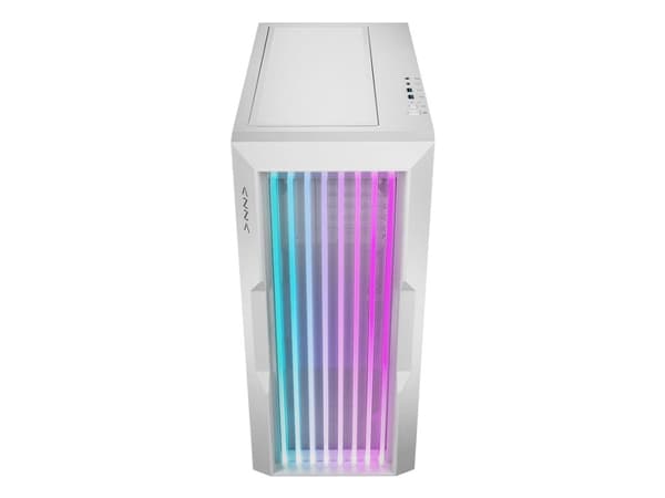 Azza Guardian Glass, Midi Tower, PC, Hvit, ATX, EATX, ITX, Micro ATX, 17 cm, 40 cm