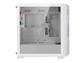 Miniatyrbilde 4 av 5: Azza Guardian Glass, Midi Tower, PC, Hvit, ATX, EATX, ITX, Micro ATX, 17 cm, 40 cm