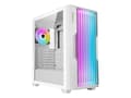 Miniatyrbilde 1 av 5: Azza Guardian Glass, Midi Tower, PC, Hvit, ATX, EATX, ITX, Micro ATX, 17 cm, 40 cm