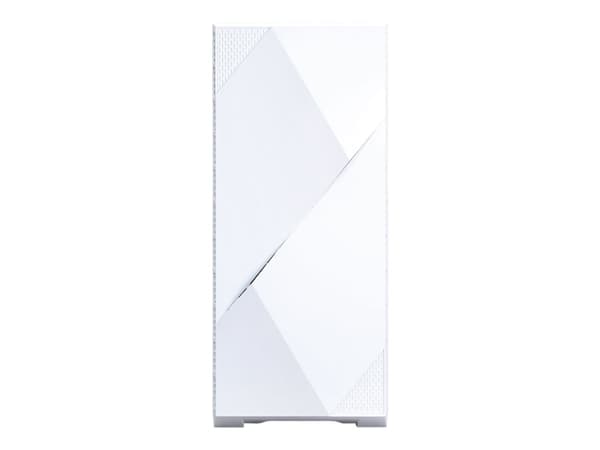 Zalman Z3 Iceberg - Mid tower - utökad ATX - genomskinlig sidopanel (härdat glas) - ingen strömförsörjning - vit - USB/ljud
