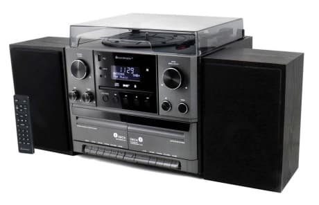 Soundmaster MCD5600SW, Black, 2 deck(s), 10 W, DAB+, FM, 3.5 mm, AC musta