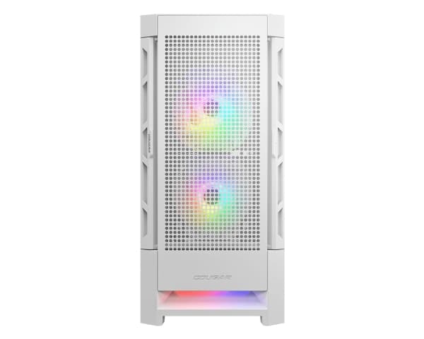 COUGAR Gaming CGR-5ZD1W-AIR-RGB, Midi Tower, PC, Vit, ATX, CEB, EATX, micro ATX, Mini-ITX, Nylon, Multi