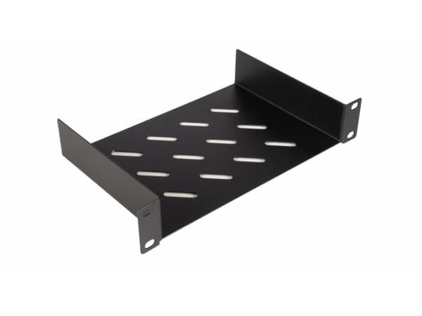 Equip EZFS-10-1-15-B, Hylla till rackskåp, Svart, 100 kg, 1U, Turkiet, 48,3 cm (19")