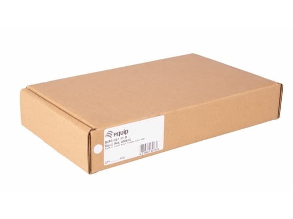 Equip EZFS-10-1-15-G, Rackhylle, Lysegrå, 1U, Tyrkia, 48,3 cm (19"), 255 mm