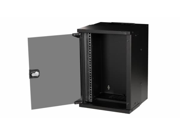 Equip EWM-09-3030-B, Väggmonterad rack, 9U, Knapplås, 5,93 kg, Svart