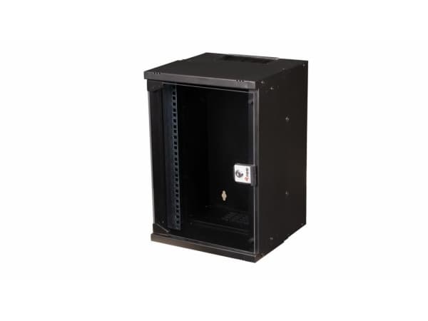Equip EWM-09-3030-B, Väggmonterad rack, 9U, Knapplås, 5,93 kg, Svart