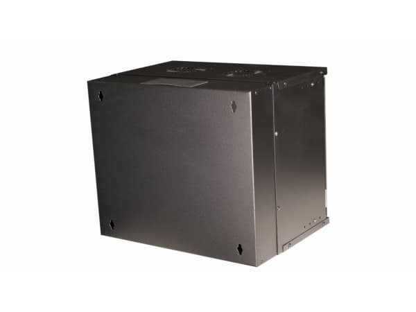 Equip EWM-09-5440-B, Veggmonterbar hylle, 9U, Nøkkellås, 10,3 kg, Sort
