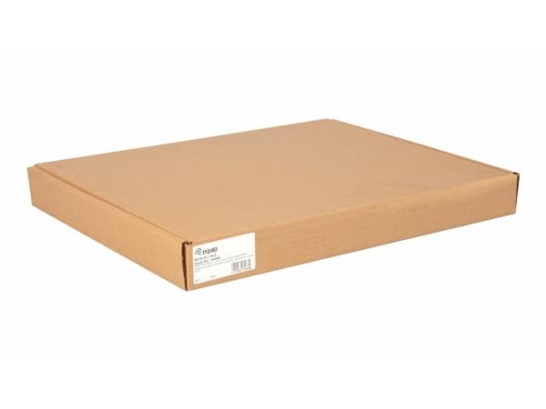 Equip EZVS-19-1-35-B, Hylla till rackskåp, Svart, 100 kg, 1U, Turkiet, 48,3 cm (19")
