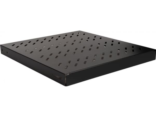Equip EZVS-19-1-50-B, jalustahylly, musta, 100 kg, 1U, Turkki, 48,3 cm (19")