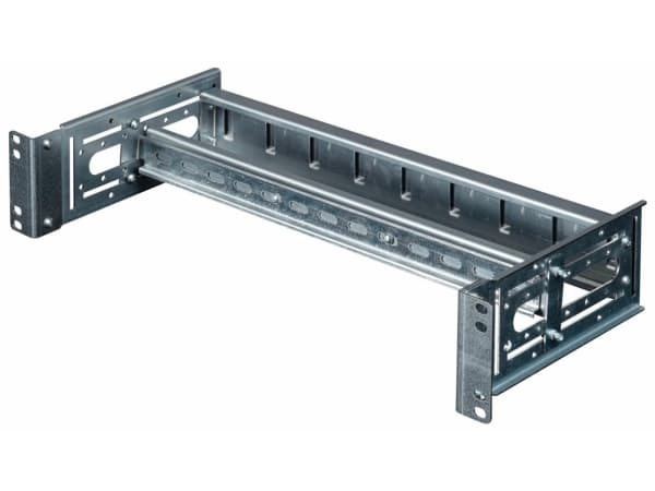 Equip EZR-DIN-4, Rackskinne, Grå, 4U, Tyrkia, 48,3 cm (19"), 485 mm