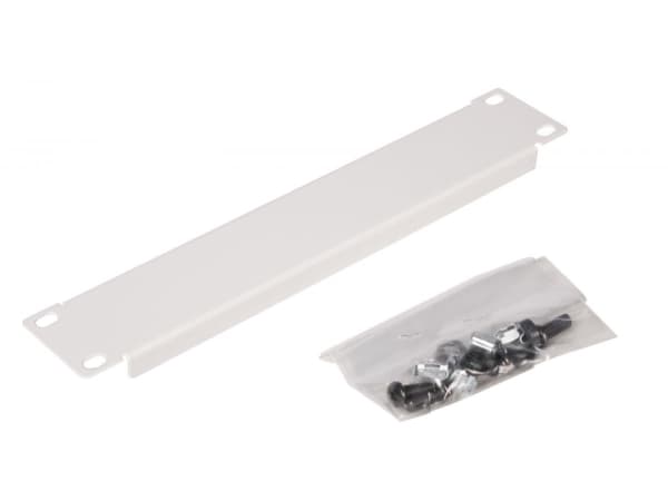Equip EZBP-10-G, Blank panel, Grå, Metall, 1U, 25,4 cm (10"), 254 mm